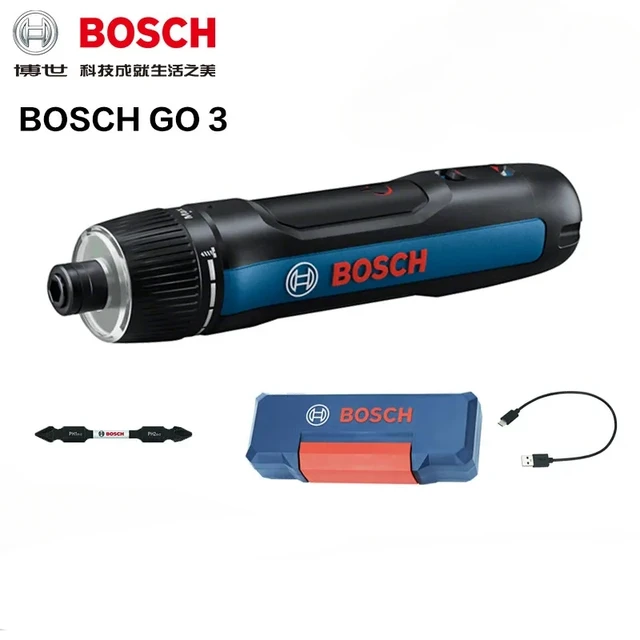 Электрическая мини-отвертка BOSCH GO 3, 3,6 В, литий-ионная ...