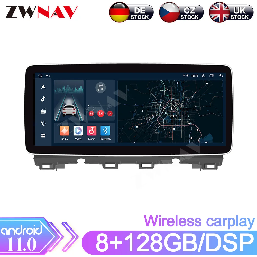 

Android 11 Car Radio 8+128G Carplay For Mazda 3/Axela 2015-2019 Auto Stereo 12.3 Inch Multimedia Player GPS Navigation Head Unit