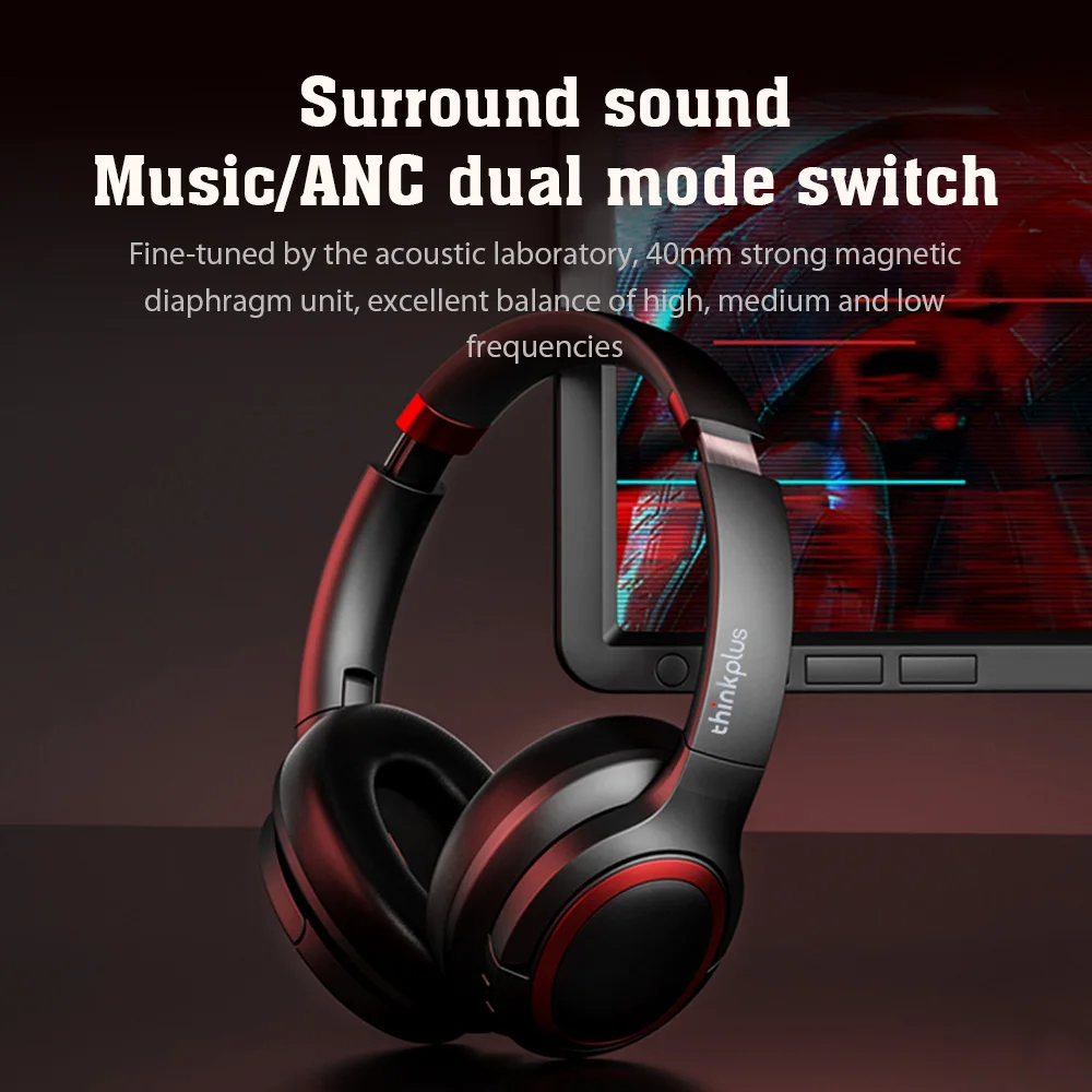 

Lenovo TH40 Bluetooth earphone, esports game headset, high-definition microphone, call wireless headset