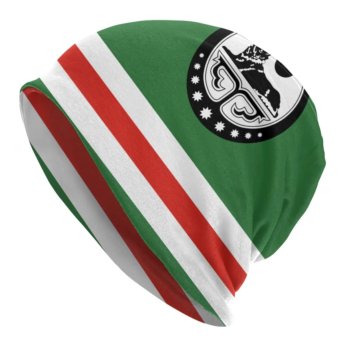 

Chechen Flag Bonnet Beanie Knit Hat Men Women Hip Hop Chechnya Proud Warm Winter Skullies Beanies Cap for Ski