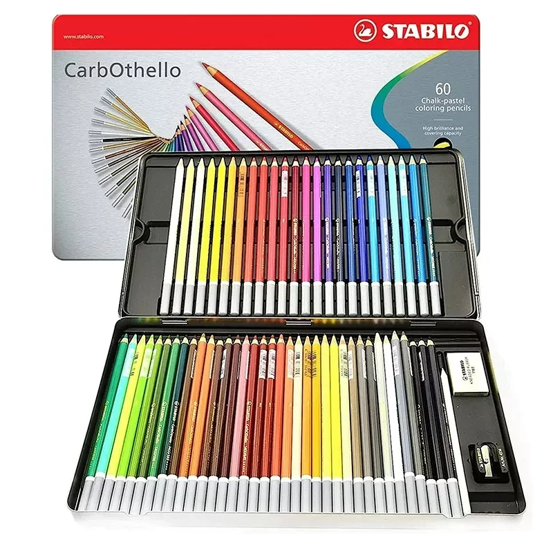 S Water Soluble 4.4mm Lead Color Pencil Chalk Tin Case Set