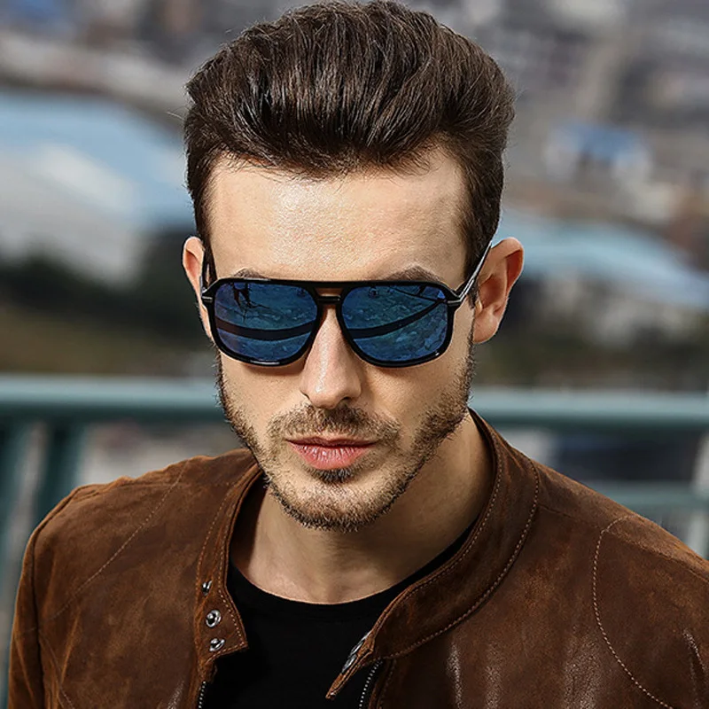 

Солнцезащитные очки-авиаторы мужские классические, винтажные поляризационные, в стиле ретро, для вождения, брендовые дизайнерские, с защитой UV400