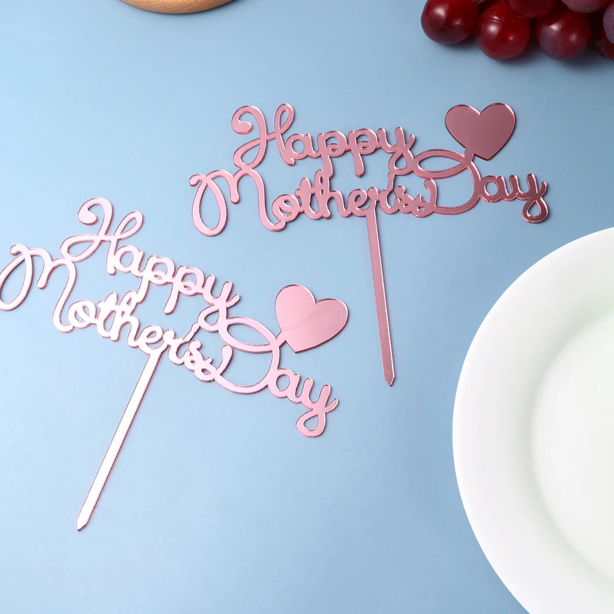 10 шт. выбор для кексов мамы декор в форме сердца топпер на день матери мисс