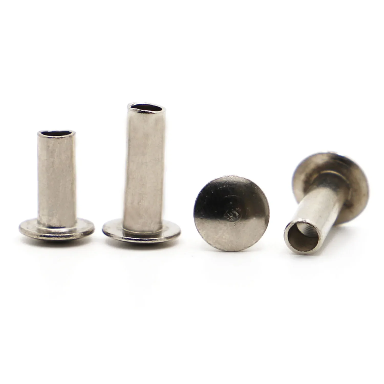 

JIYUMAOYI Полуполые заклепки из стали M2-M6, никелированные