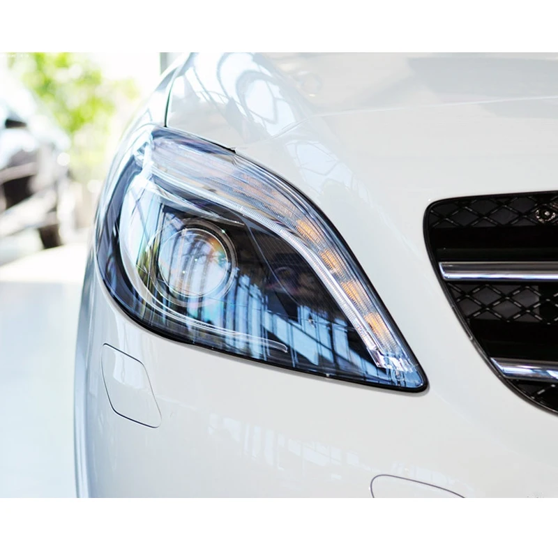 Фото Прозрачная крышка-оболочка для передних фар Mercedes-Benz B-класса W246 2012-2015 годов №2