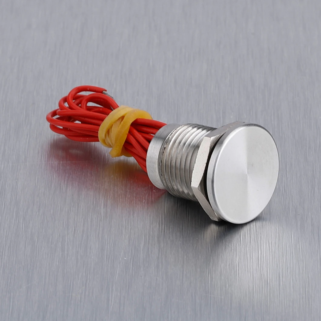 12 мм 1НО мгновенная/функция фиксации пьезоэлектрический переключатель IP68