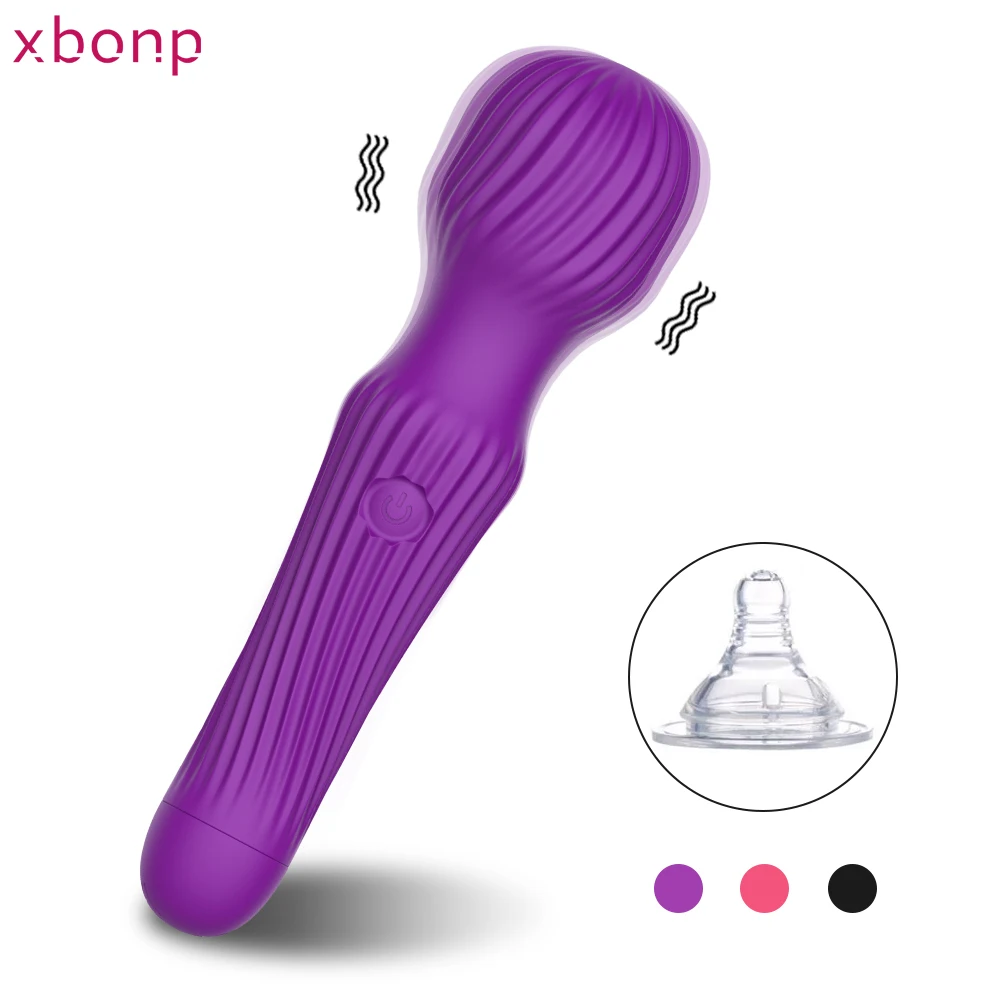 

Magic Wand Vibrator For Women Clit G-Spot Clitoris Stimulator Sex Nipples Vagina Massager Dildo Sexy Toys Goods For Adults 18