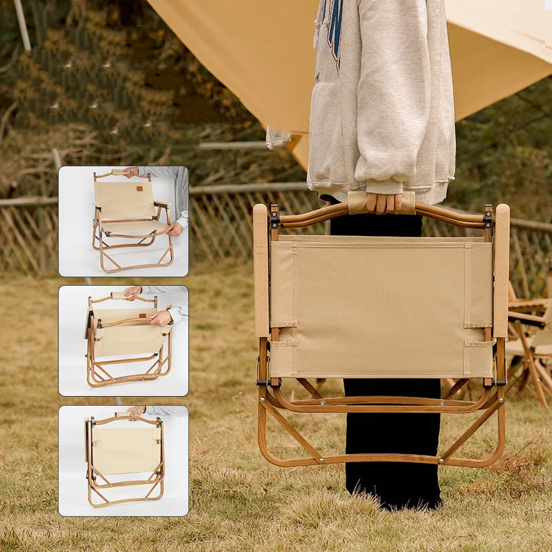 Портативный складной стул из алюминиевого сплава для кемпинга