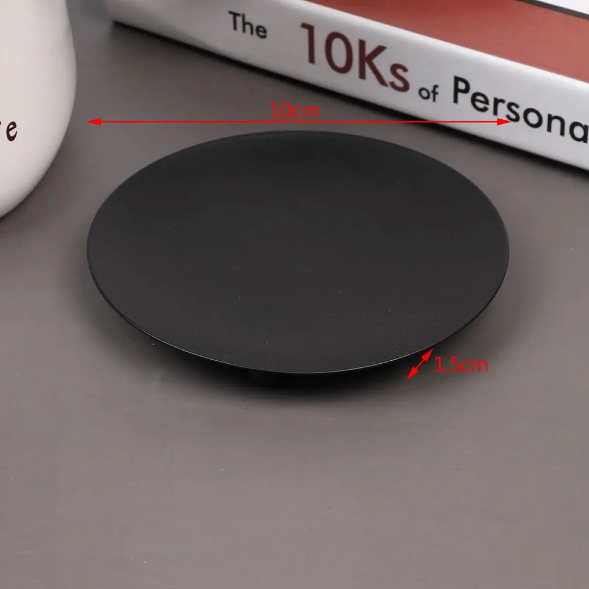 Ароматическая дверь-свеча черная стальная