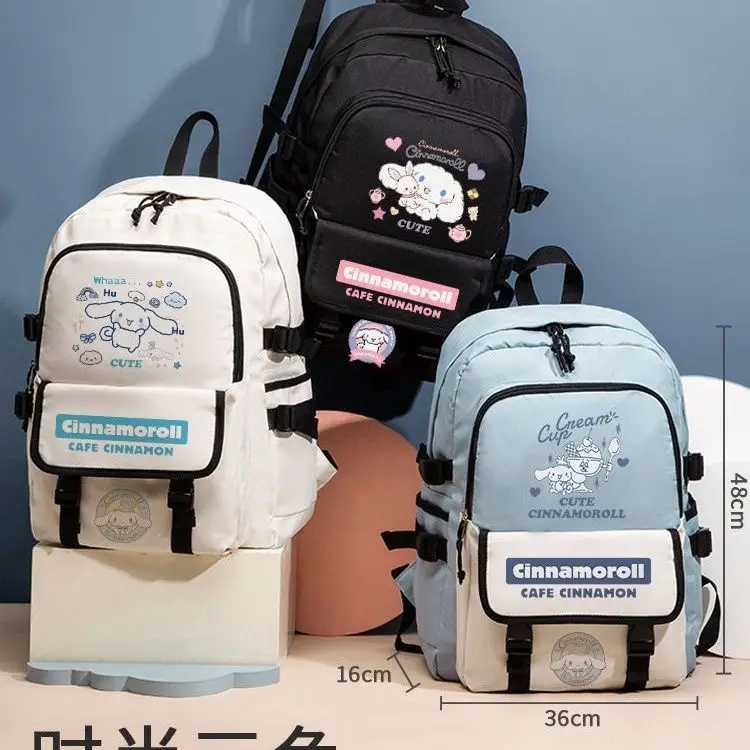 

Школьный ранец Sanrio Cinnamoroll Babycinnamoroll, легкий школьный рюкзак, вместительный рюкзак для девочек