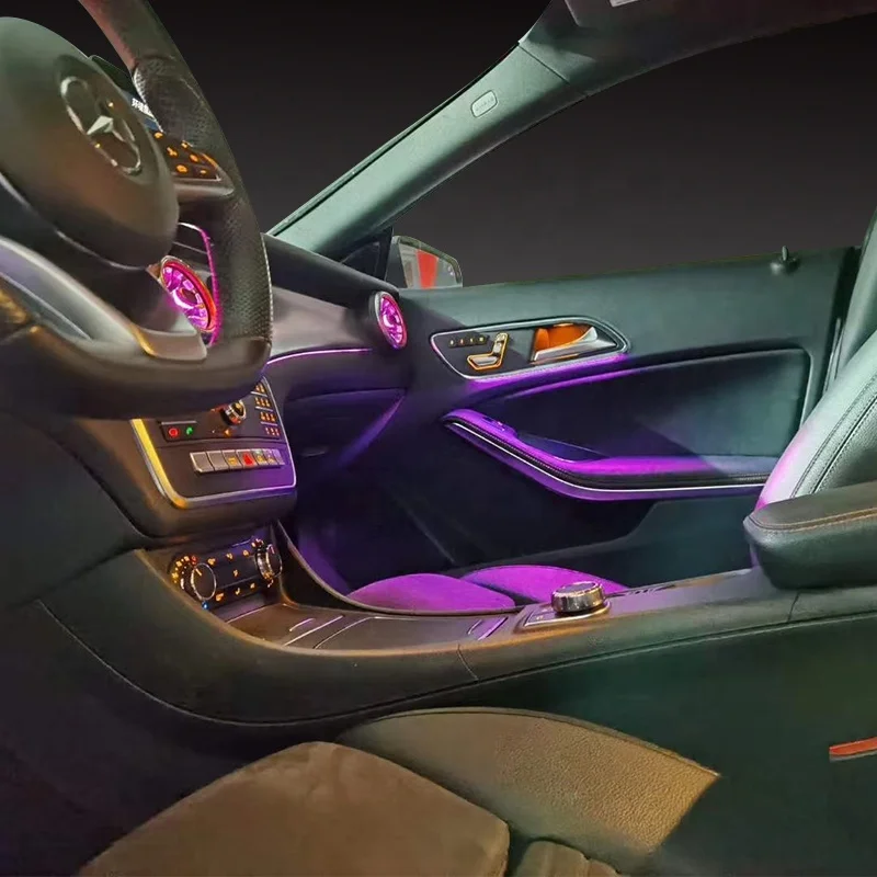 

Новый высококачественный автомобильный 3D вращающийся динамик высокого качества, улучшенный динамик, 64 цвета, декоративный динамик для Benz к...