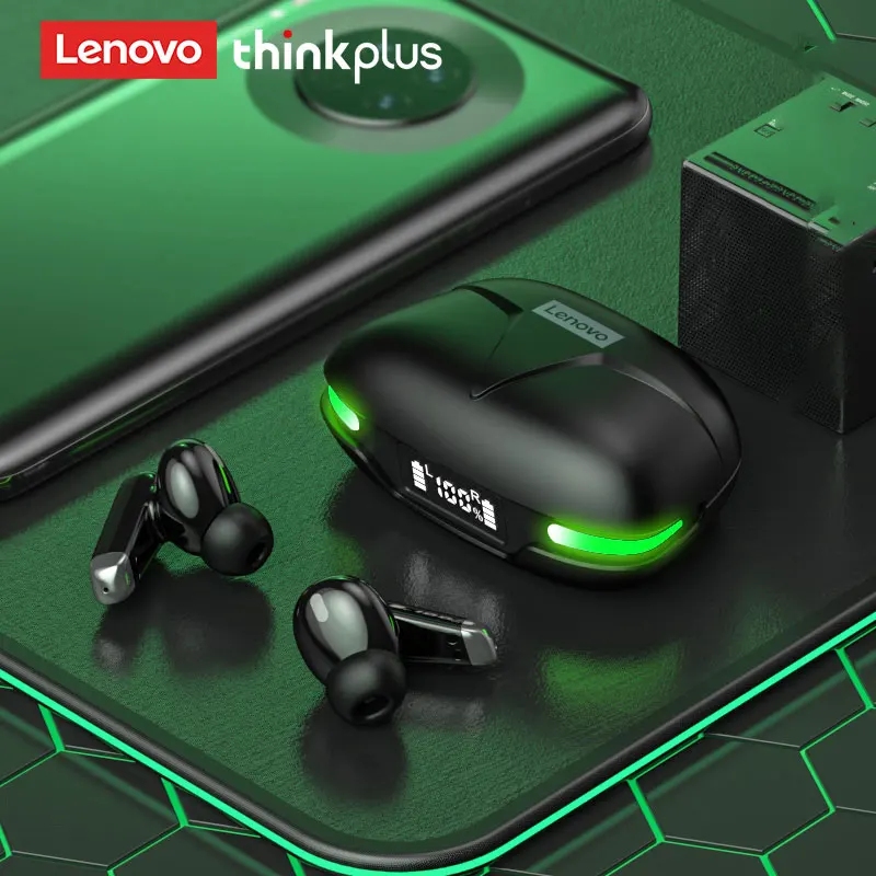 

Lenovo GM3 Bluetooth Headphone True Noise Reduction Earphone With Digital Display TWS Low Latency Game Headset Wireless Earbuds
