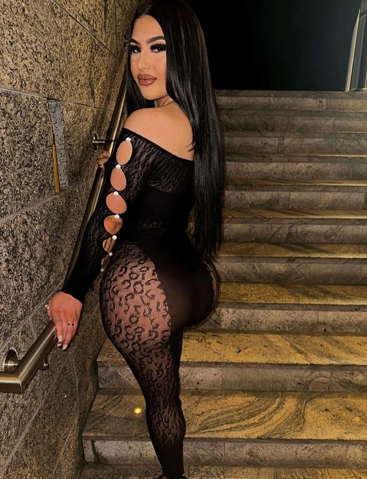 Сексуальный Суперэластичный Костюм Зентай С Черным Жемчугом Для Женщин Без