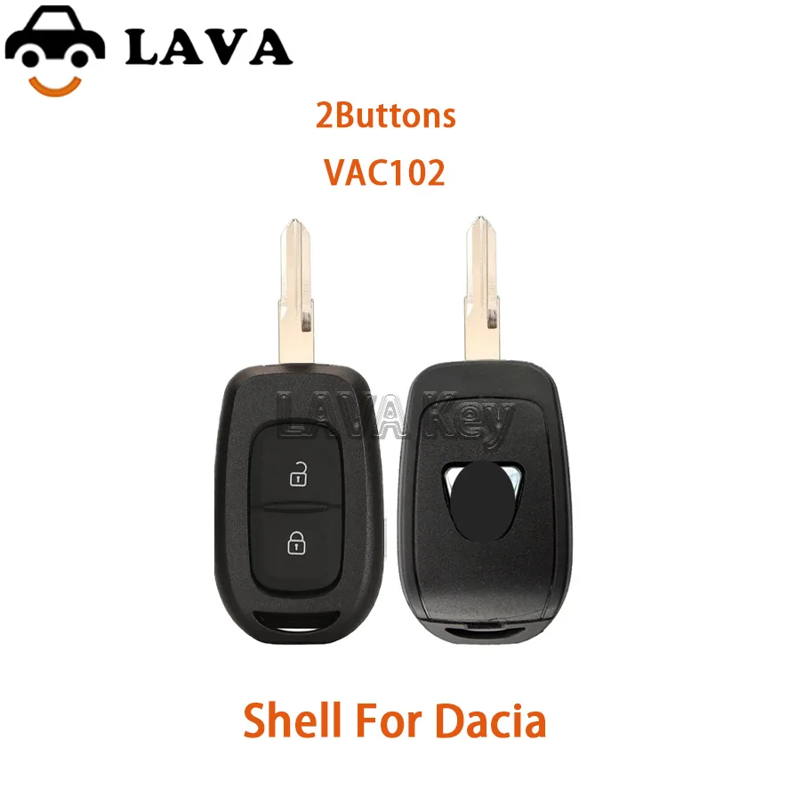 

Сменный корпус ключа LAVA для Renault Dacia Logan 2 Sandero Lodgy Dokker Trafic Clio4 Duster Kiwid, 2/3 кнопки, корпус автомобильного ключа