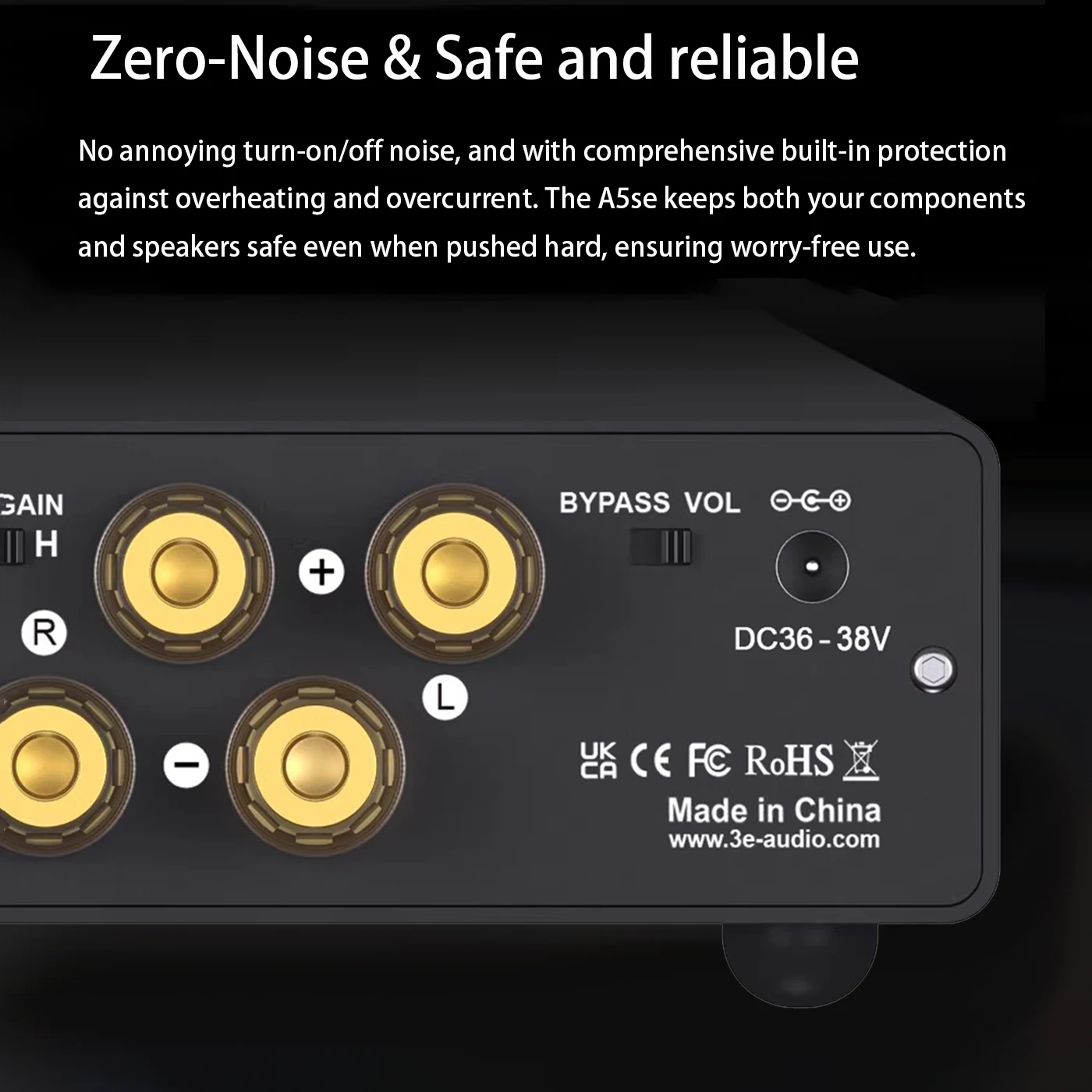 Фото Усилитель Hi-Fi ALSOZONE A5se 140Wx2, настольный аудиоусилитель класса D с балансным выходом, TRS RCA, для домашнего кинотеатра и студийных мониторов №3