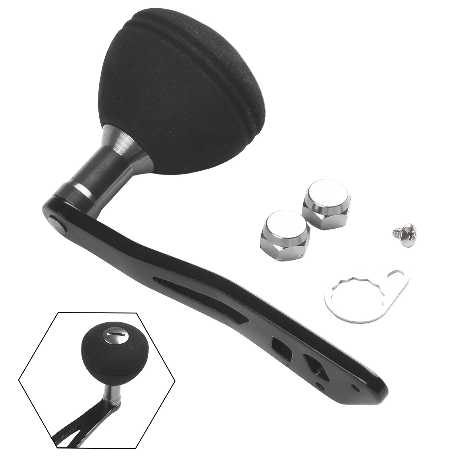 Одинарная рыболовная катушка из ЭВА и металла ручка запасные части сделай сам