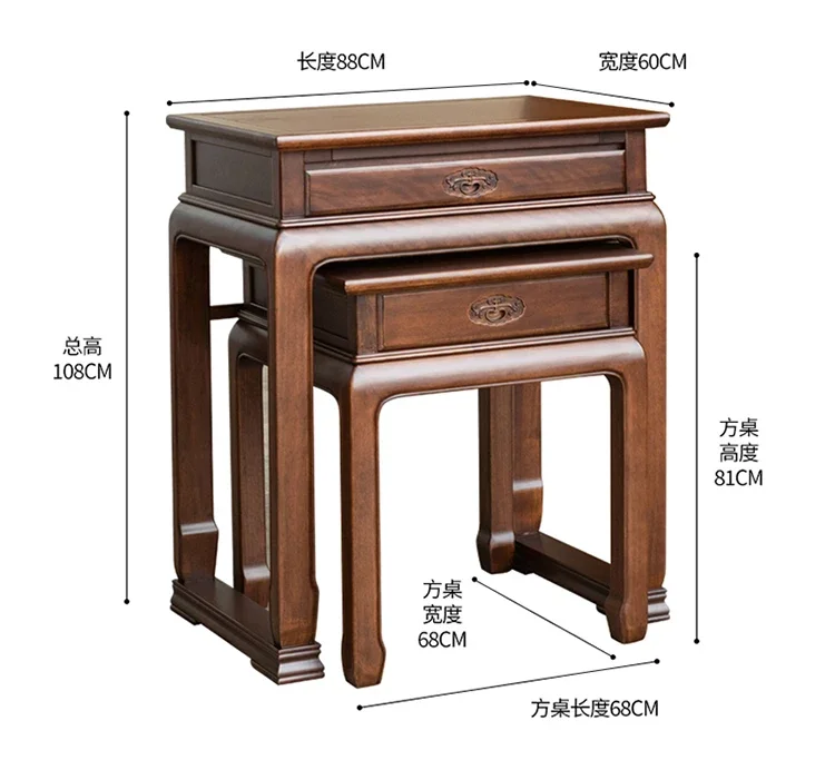 Fotai небольшой стол для новей из цельного дерева благовоний домашняя фея семейная