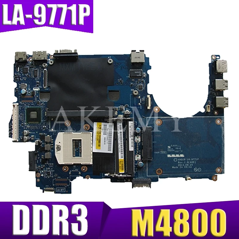 

Материнская плата для ноутбука DELL Precision M4800 LA-9771P DDR3 CN-0WNW0H 0WNW0H WNW0H, материнская плата протестирована на 100%