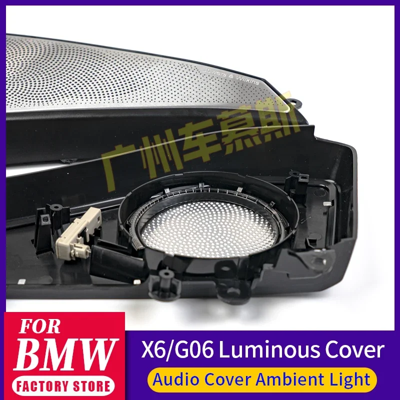 Interior Atmosphere LED Light for Front and Rear Door Luminous Cover Night Lighting Trim Speaker Car Horn Glow BMW X6 G06