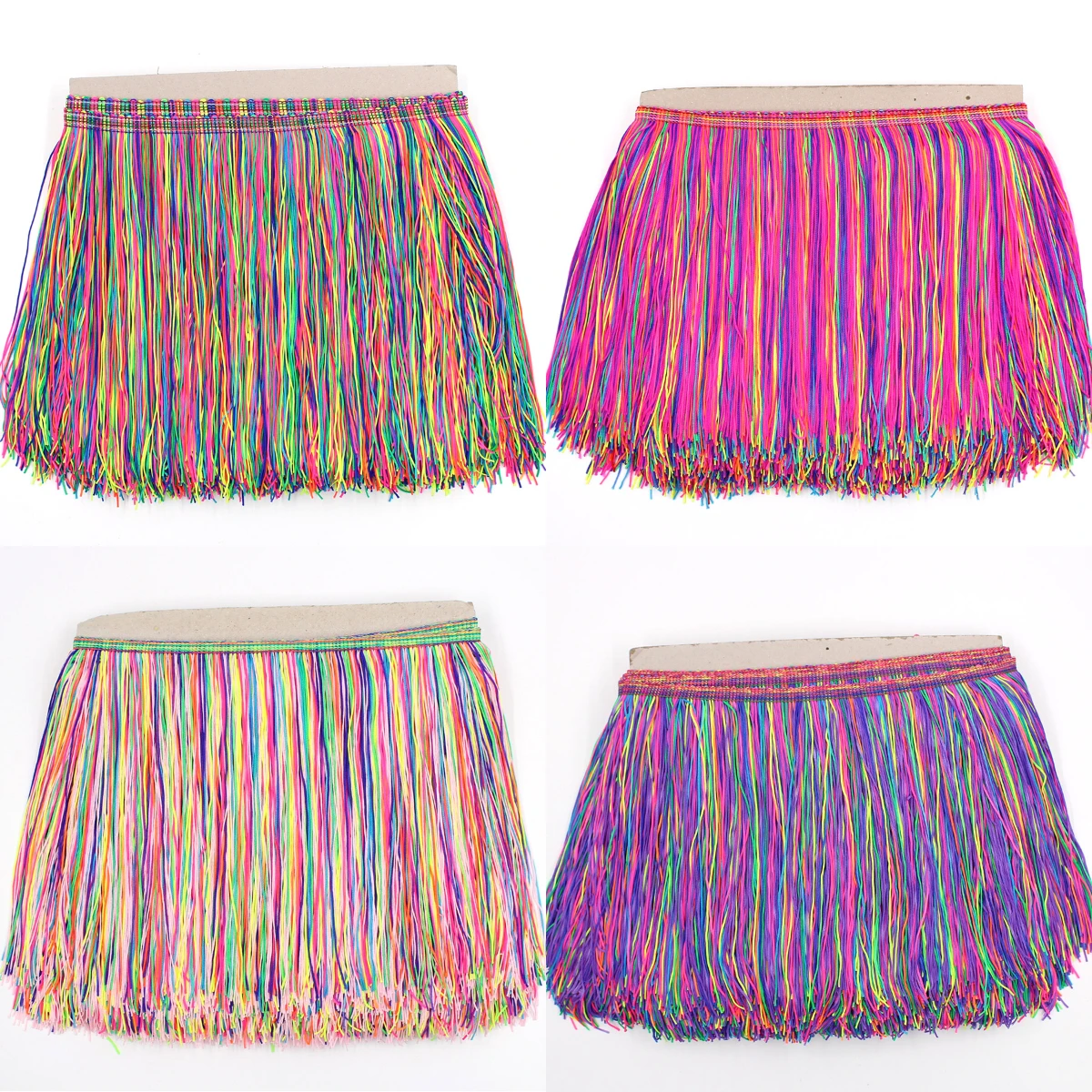 

20cm 2Yards Fringe Tassel Lace Fabric Stage Performance Wedding Party Dance Dress Decorative LACE RIBBON DIY Sewing Accessories