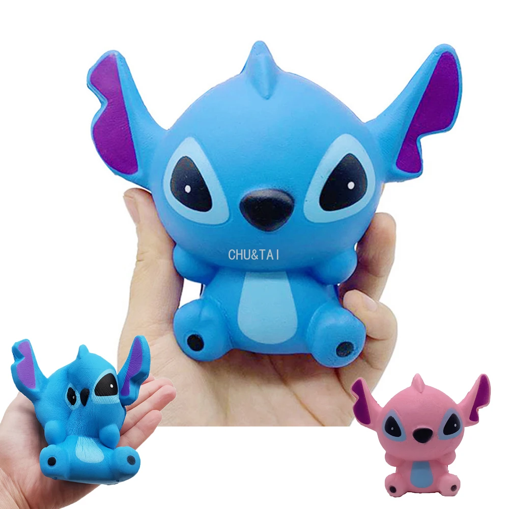 

Dsiney Lilo Stitch Fidget Toys for Anxiety Jumbo Cute Stitch Squishy Slow Rising Stress Relief Soft Squeeze Toys for Child Toy
