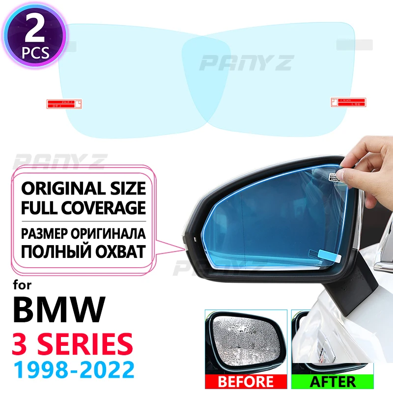 

Противотуманная пленка для BMW 3 серии 1998 ~ 2020 E46 с полным покрытием, непромокаемая пленка заднего вида E90 F30 G20 318i 320i 325i 328i 330i, автомобильные аксессуары