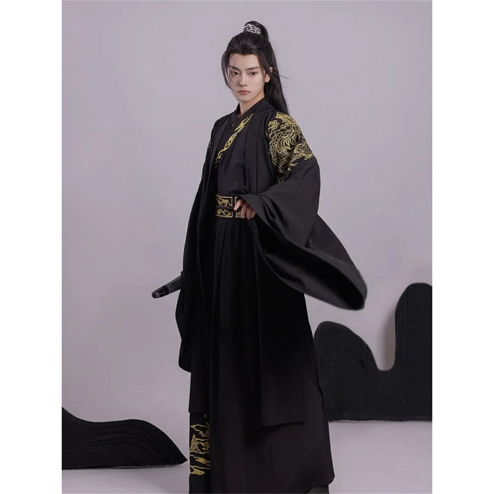Hanfu мужской традиционный китайский костюм для косплея древние комплекты на