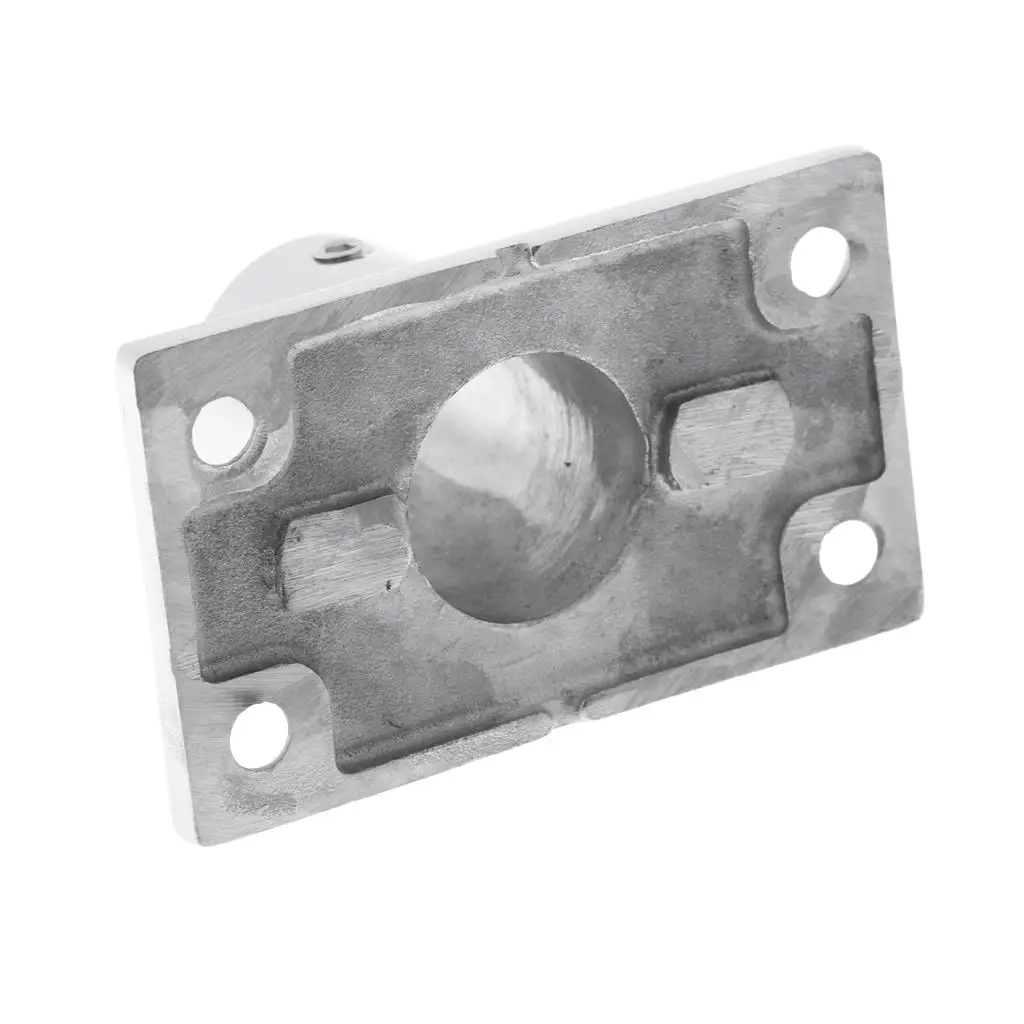 

2x Boat Hand Rail Fitting 90 Degree 7/8 Rectangular Base 316 Stainless Steel