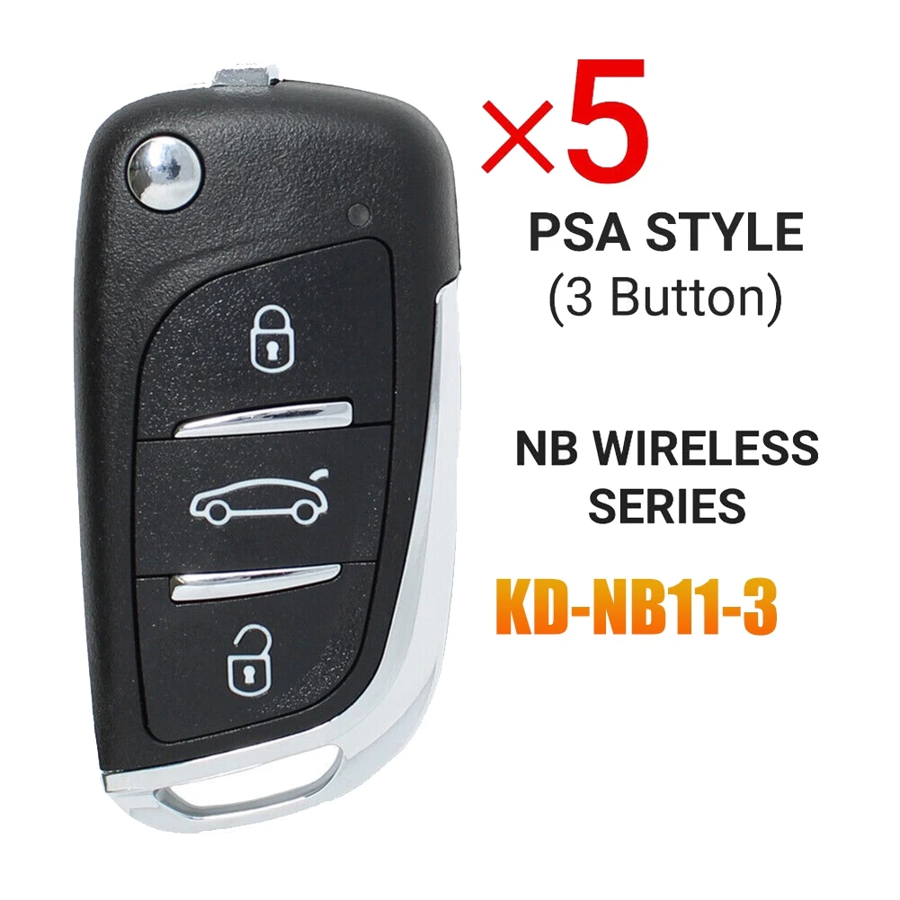 

5Pcs/Lot For KEYDIY NB11 3 Button Universal KD Remote Car Key for KD900 KD900+ URG200 KD-X2 KD-MAX Programmer DS Style