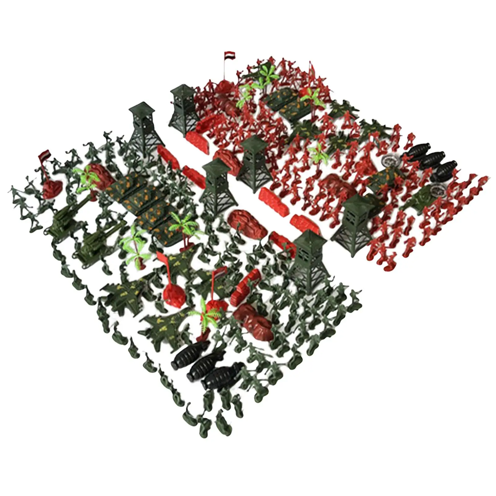 

Набор моделей для солдат, 300 шт., украшения, 4 см, подарки для песчаного стола, ролевая игра