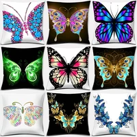 butterfly decoration series pattern pillowcase square pillowcase home office decoration pillowcase