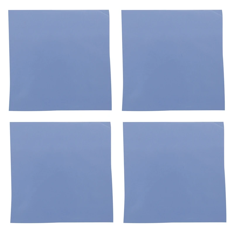 

4X New GPU CPU Heatsink Cooling Conductive Silicone Pad 100Mmx100mmx1mm Thermal Pad High Quality