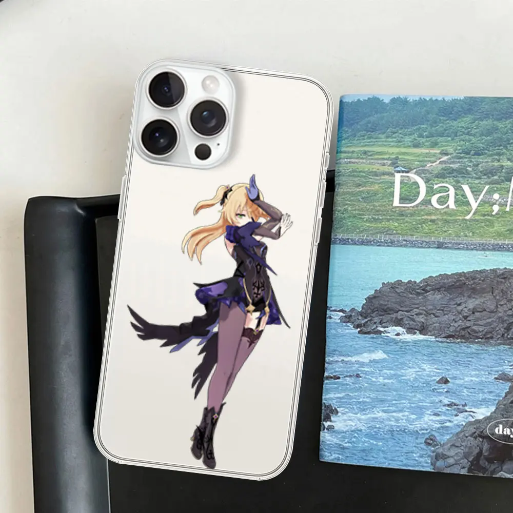 Phone Case For Samsung A04 05S 555G 23 24 PLUS S22 ULTRA F-Fischl Game Von L-Luftschloss N-Narfidort Transparent