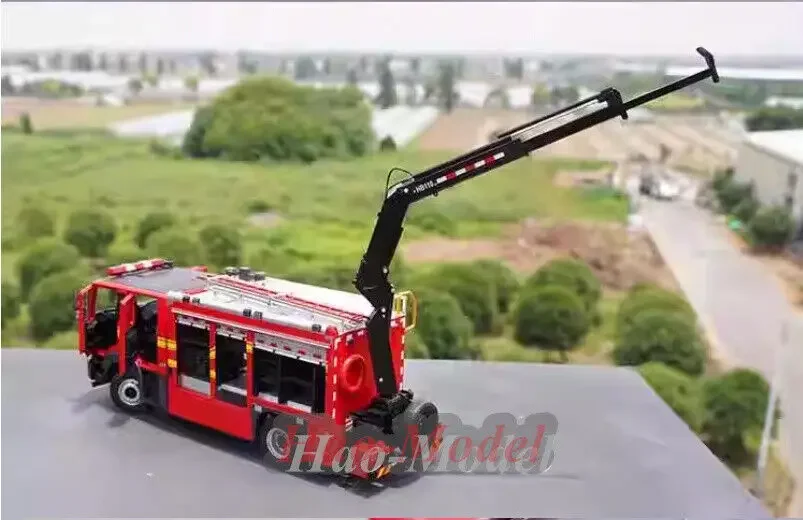 1/24 для SAIC IVECO GENLYON350 пожарная машина литая под давлением модель автомобиля из