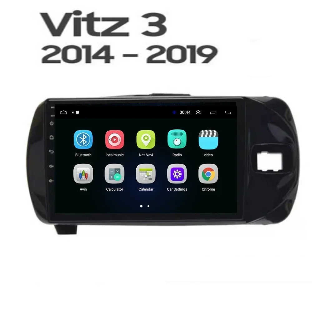 2 Din Android 13 Car Stereo Radio DVD GPS Multimedia Video Player 5G WiFi Camera DSP Carplay For Toyota Vitz 3 III XP130 2014-35