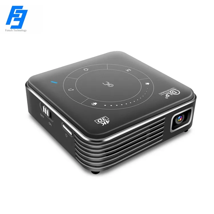 

Portable Mini Pico DLP Smart Android 9.0 3D Projector P11 with 4K Video Playback 2GB/16GB Screen Mirror