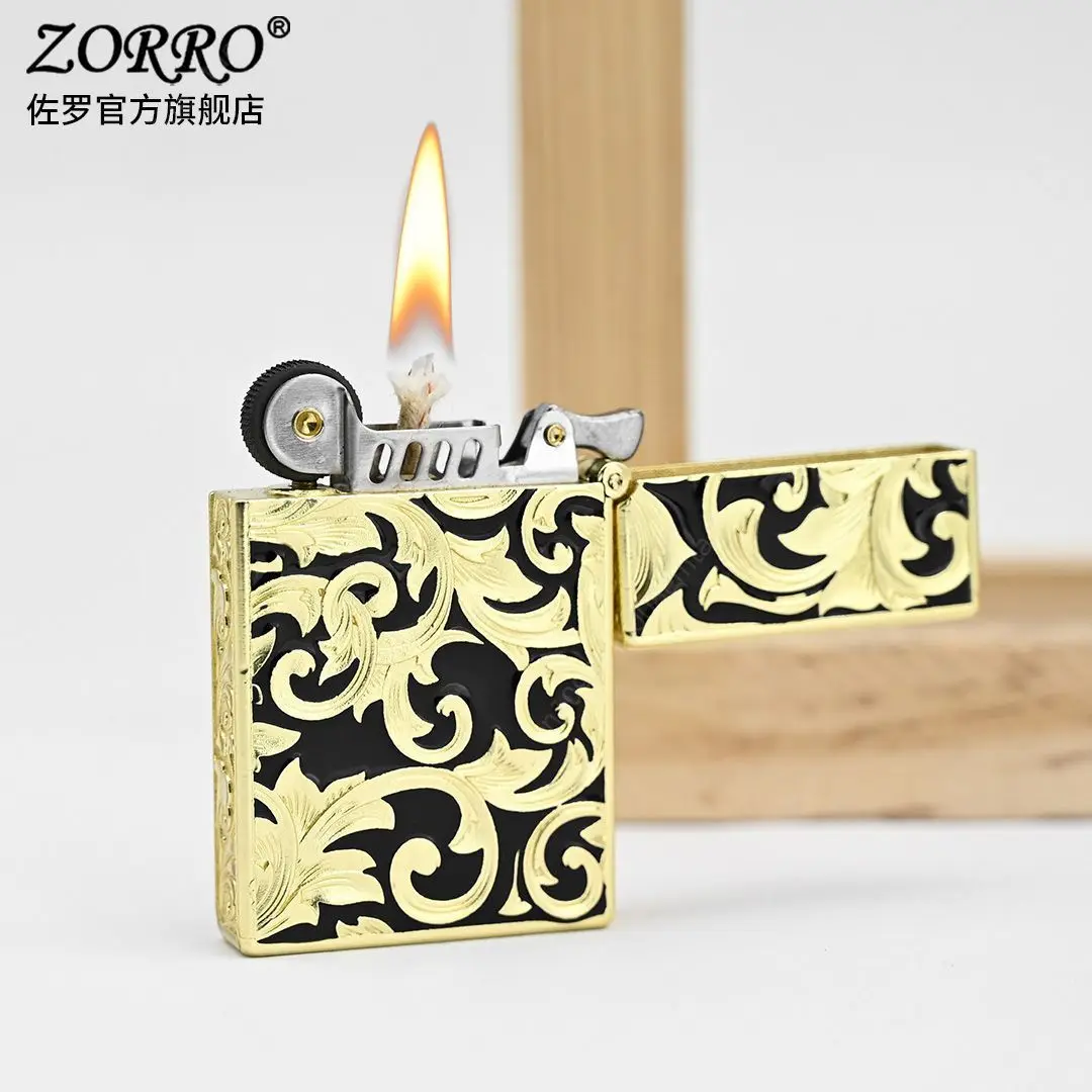 Фото 2026 ZORRO 830 новая ультратонкая газовая зажигалка, портативная ультратонкая зажигалка с абразивным колесиком, аксессуары для сигарет, мужской подарок №4