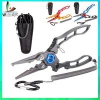 outdoor spring fishing lures pliers tongs fish hook remover braid line cutter metal fishhook removal fishing tool