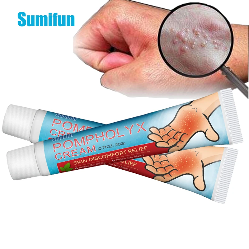 

20g Sumifun Sweat Blister Anti-itch Treatment Cream Relief Sweat Herpes Ointment Hand Foot Body Skin Health Care Antibacterial
