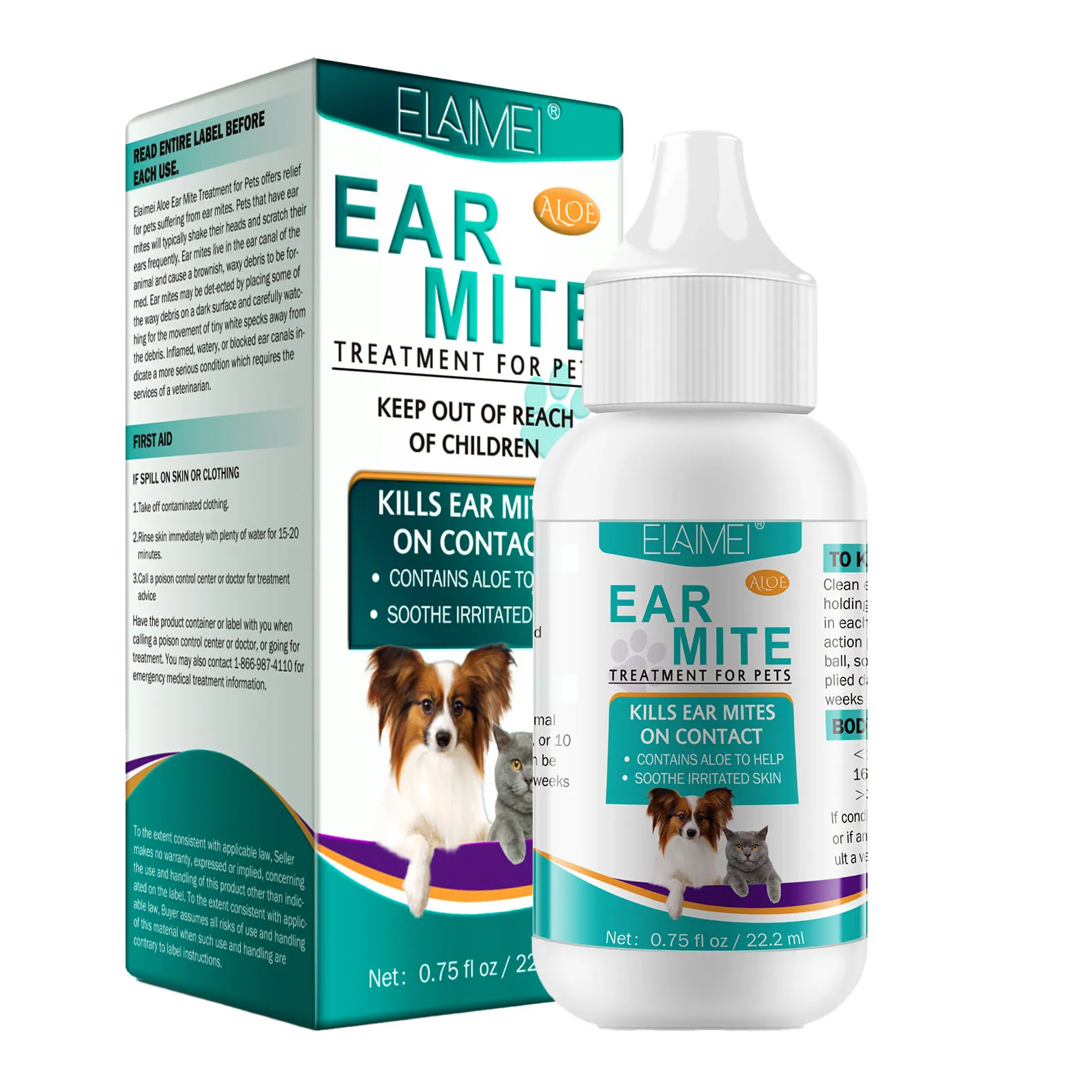 

Dog Ear Cleaner Solution Safe Healthy Pet Supplies Safe Healthy Dog Ear Cleaner Solution Good Effect Clean Soothe Pet Otic Drops