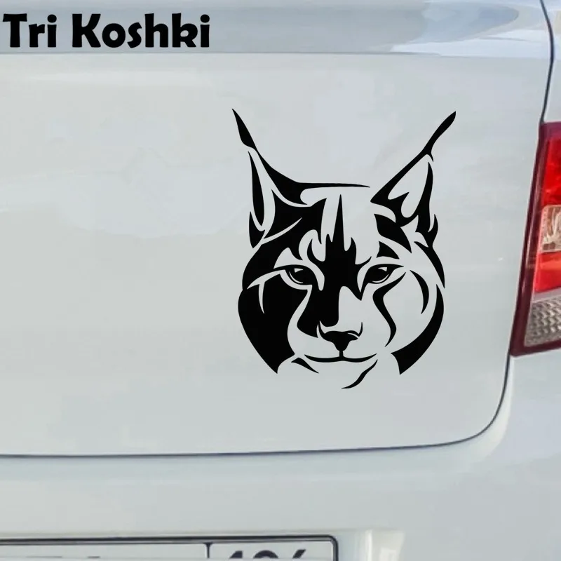 

Tri Koshki KT046 наклейка с животными, рысь, виниловые наклейки, Светоотражающая наклейка на кузов автомобиля, наклейка на стену, мотоцикл, грузовик, ноутбук, стена