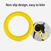 Dog Toys Pet Flying Disk Training Ring Puller Anti-Bite Floating Interactive Supplies Dog Toys Aggressive Chewing 5