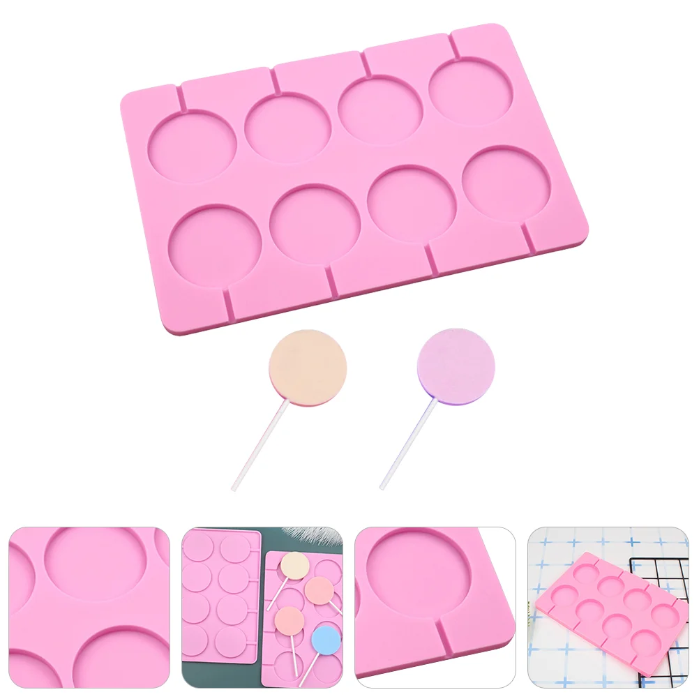 

Lollipop Mold Molds Silicone Chocolate Making Round Ice Sticks Sucker Cakemini Soap Resineaster 3D Candy Set Diy Cookie Muffin