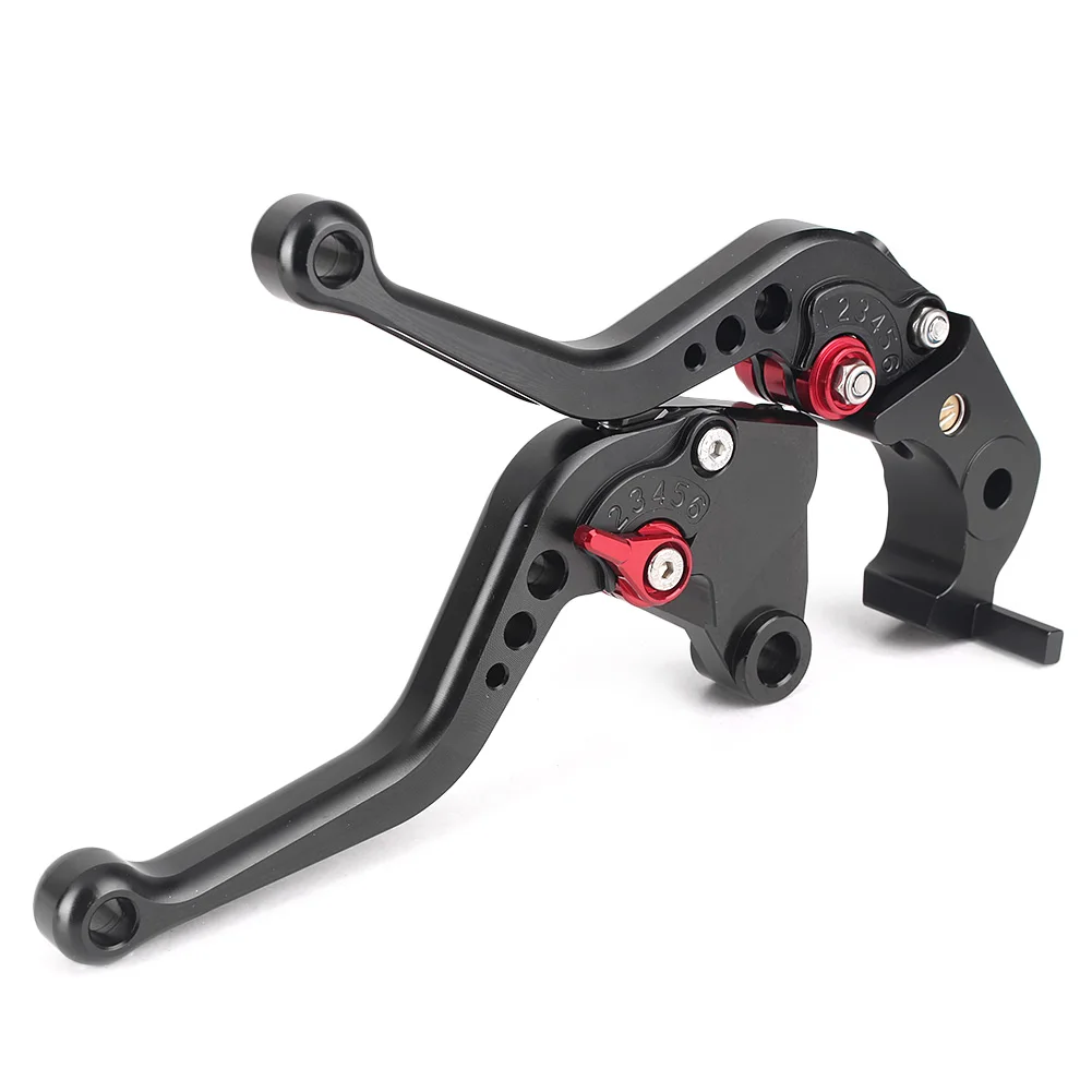 ЧПУ Короткие Рычаги тормозной муфты для Kawasaki Ninja 2006-2012 ZX10R &amp 2007-2013 ZX6R 2011-2012 Z750RBlack