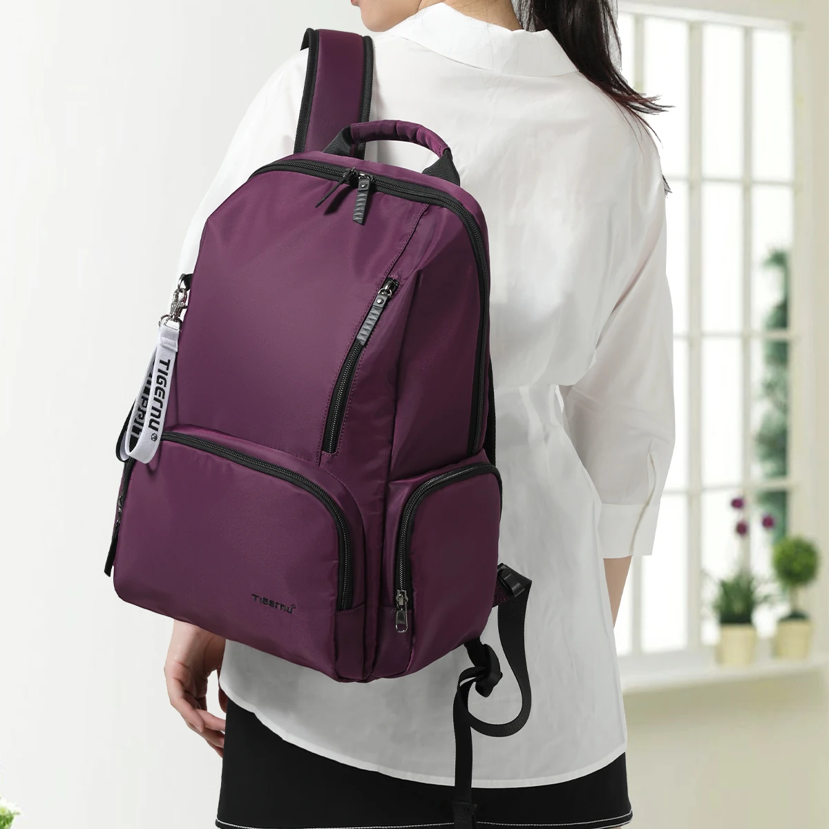 

Multi Laptop Leisure Tigernu School Backpacks Traveling Daily Outdoor Pockets Women Mochila Casual Bags New Splashproof Bags