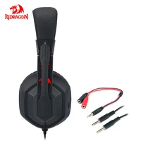 redragon professional wired gaming headphones with microphone for computer ps4 ps5 xbox bass stereo pc gaming headset gifts