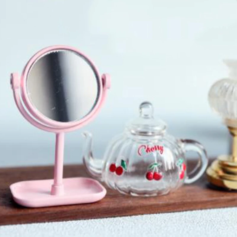 

1:12 Кукольный домик мини-кукла гардеробное зеркало миниатюрное зеркало для спальни декоративные аксессуары игрушки новинка