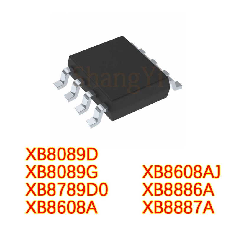 

10pcs/lot XB8089D XB8089G XB8789D D0 8608AJ 8886A 8887 SOP8 ESOP8