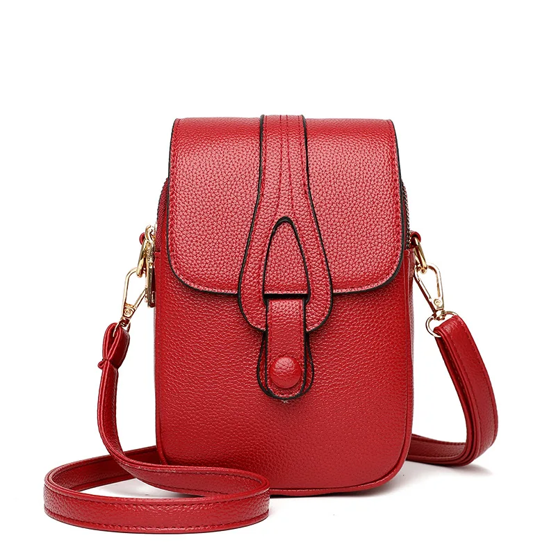 

2022 New Mobile Bag Women's Fashion Casual One Shoulder Crossbody Bag Elegant Atmosphere Simple Fashion Bag Women