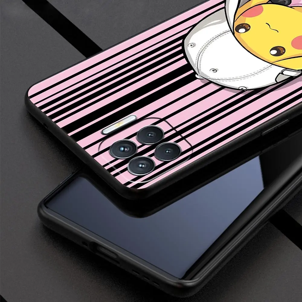 Чехол Pikachu-Pokemon для OPPO A53 A93 A9 A52 Find X2 Lite Pro Reno 4 6 3 F11 A94 A7 A55 Ace мягкий чехол телефона -